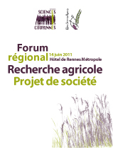 Forum Recherche agricole - Projet de société